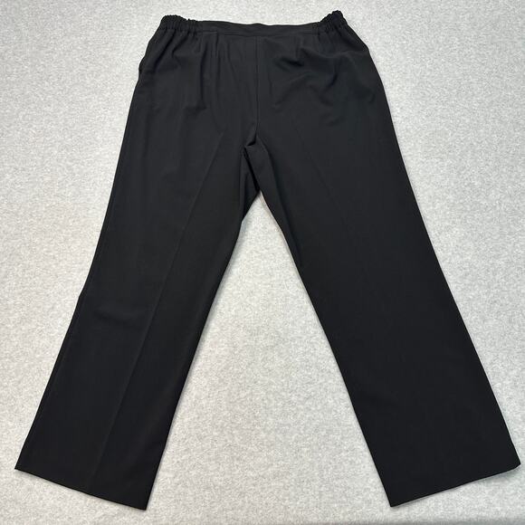 Maggie Barnes For Catherines Dress Pants SZ 18W  Right Fit Black Curvy High Rise - Picture 6 of 12